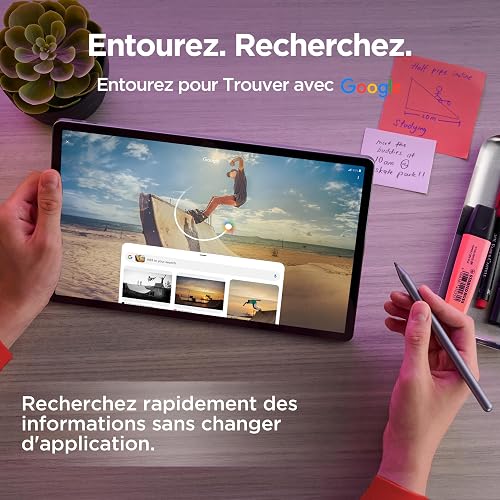 Lenovo Idea Tab Pro - Tablette Tactile, IA intégrée 12.7'' 3K, 144Hz (MediaTek Dimensity 8300, 8Coeurs, RAM 8Go, UFS 4.0 128Go, Android 14, Wifi6E + Bluetooth) Lenovo Tab Pen Plus - Vert - 3