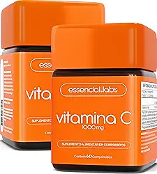 02 POTES DA VITAMINA C 1000mg - FÓRMULA 100% PURA E CONCENTRADA - 120 DOSES