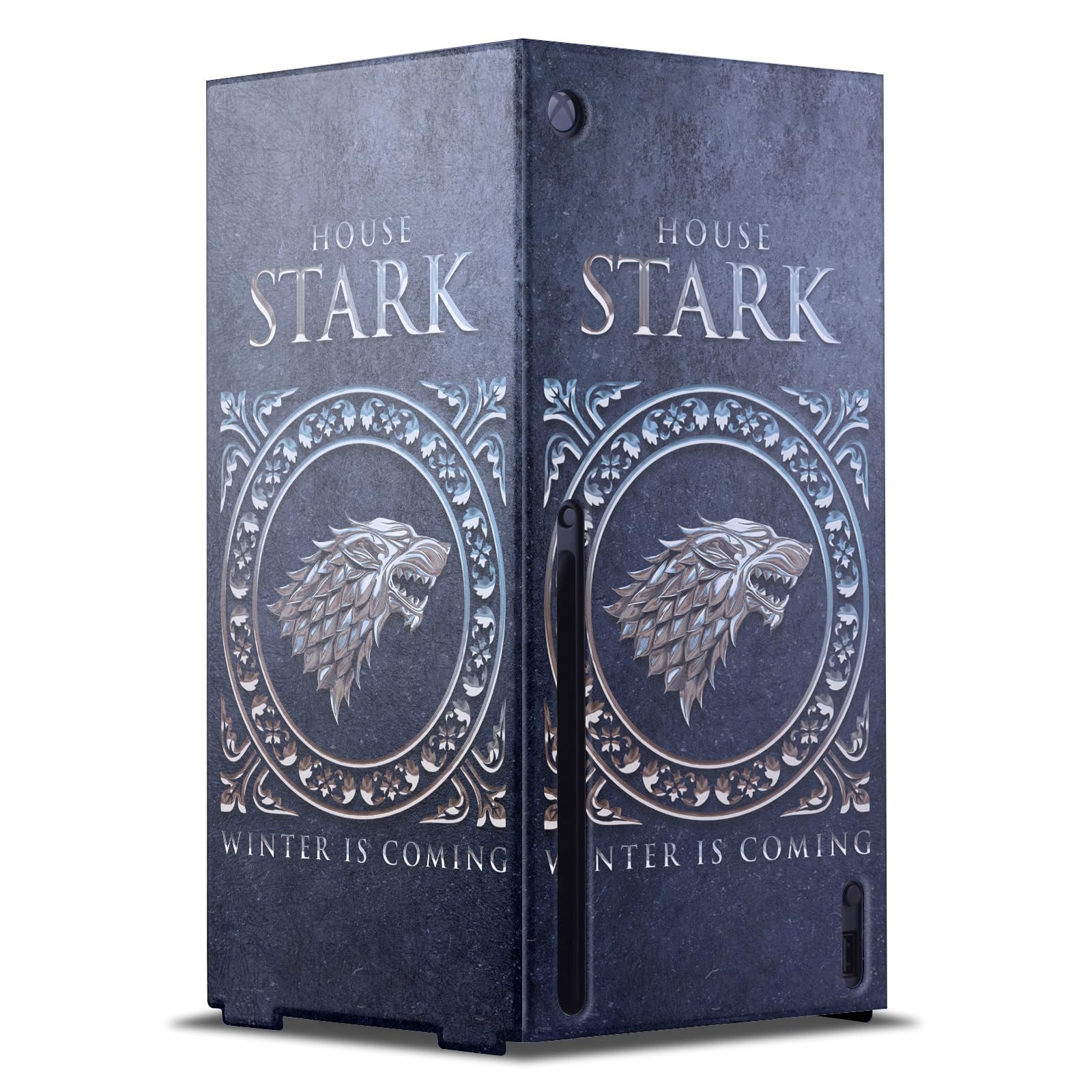 Head Case Designs Offizielle HBO Game of Thrones Haus Stark Siegel Und Grafiken Spielekonsolen Wickeln kompatibel mit Xbox Series X