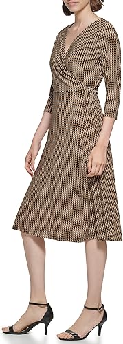 Miniatura 2 de Tommy Hilfiger Vestido midi ajustado y acampanado para mujer