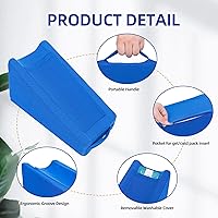 Vista 5 de TYYIHUA Almohada para reposabrazos, almohada de elevación de brazos, soporte y recuperación para cirugía de brazo o rodilla roto, almohada