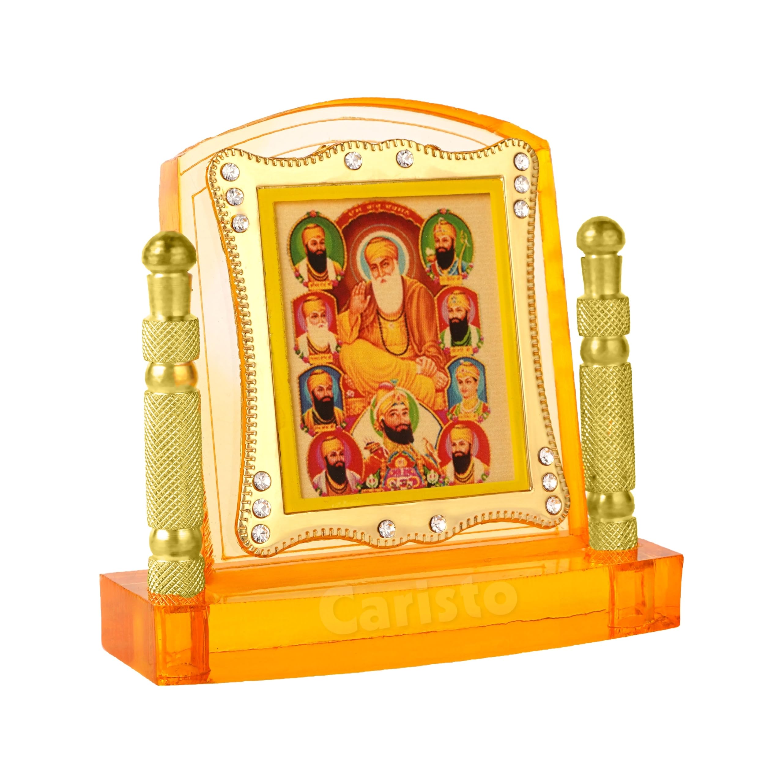 Sikh Guru Photo Frame - Car Dashboard Decor -3