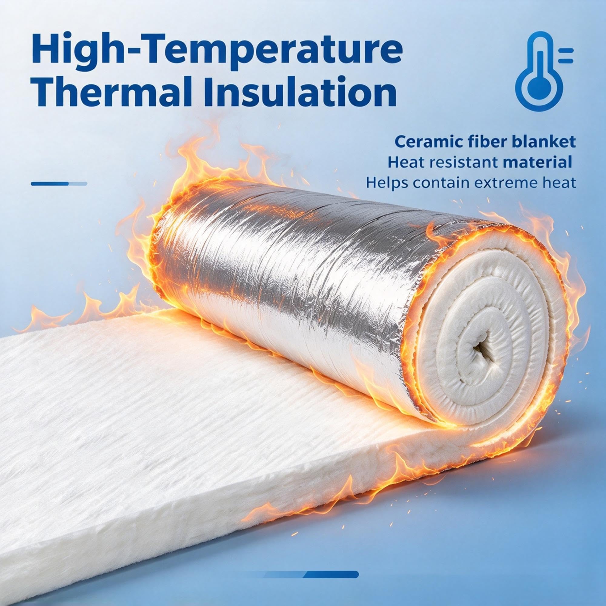 Coperta In Fibra Di Vetro, Pannello Isolante Ignifugo, Coperta Accoppiata
