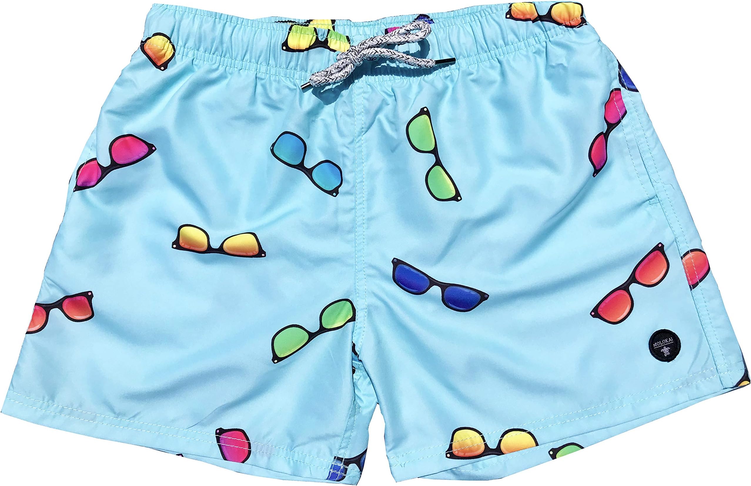 M MOLOKAI SURFBoys Swim Trunks Quick Dry Elastic Waist Drawstring