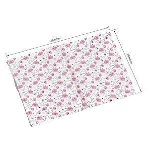 Ulmasinn Pink Halloween Wrapping Paper - Kawaii Spooky - Sweet Gift Wrap with Ghosts, Bats & Watercolor Pumpkins - 20x29-8 Sheets for Gift Bags & Party Favors