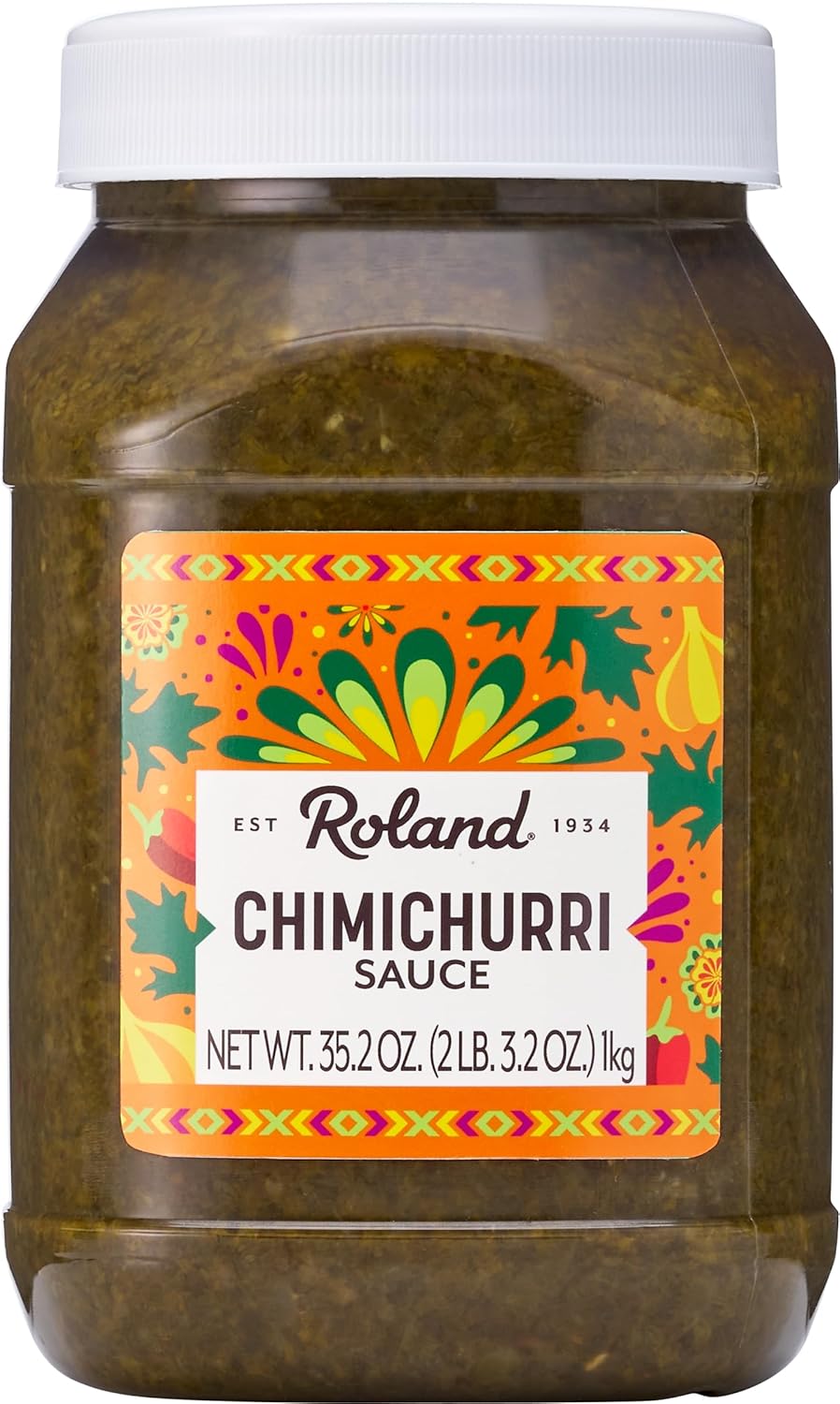 Roland Foods Chimichurri Sauce, Specialty Imported Food, 35.2 Ounce Jar, Pack of 1