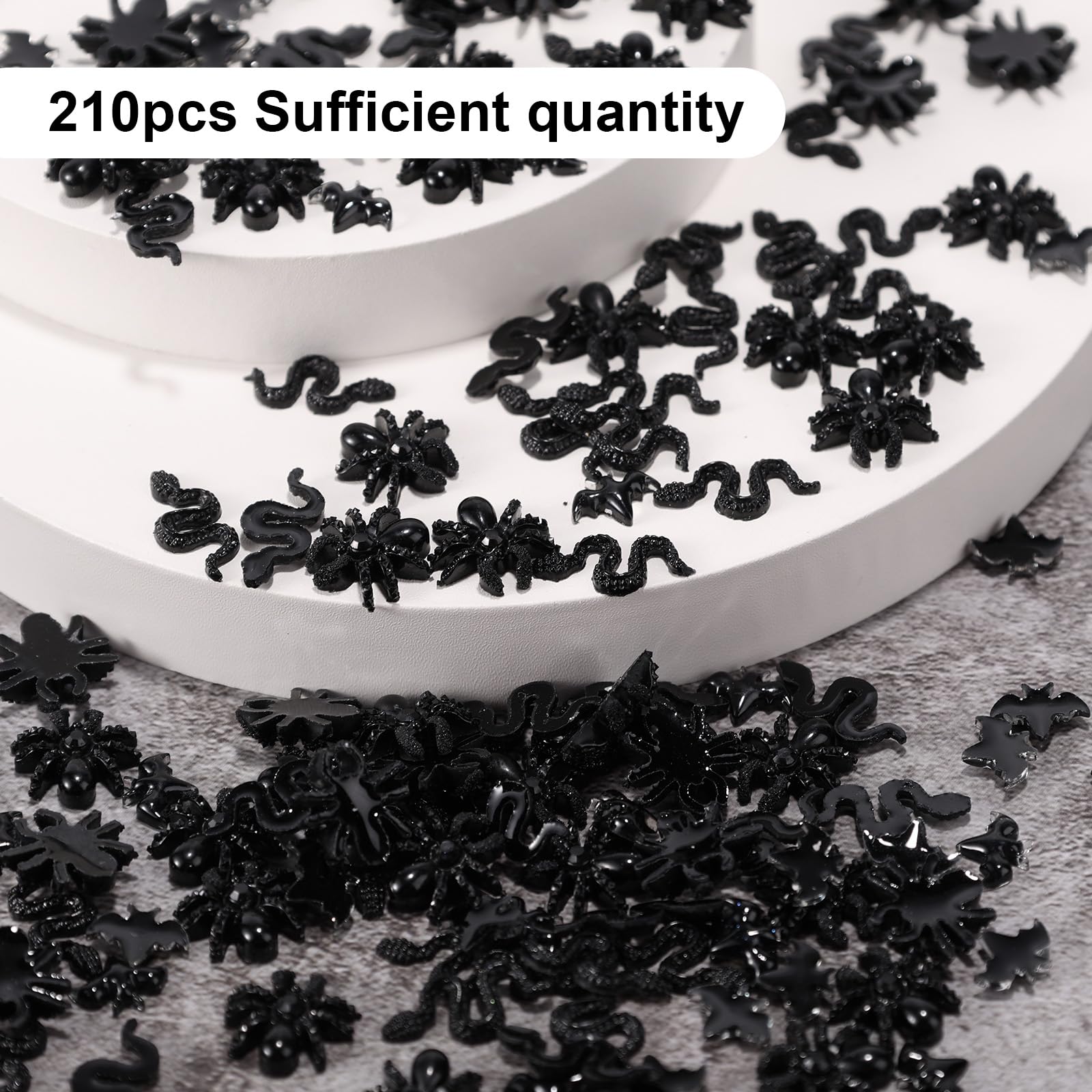 Lyreh 210pcs Halloween Mini Resin Creatures - Image 3