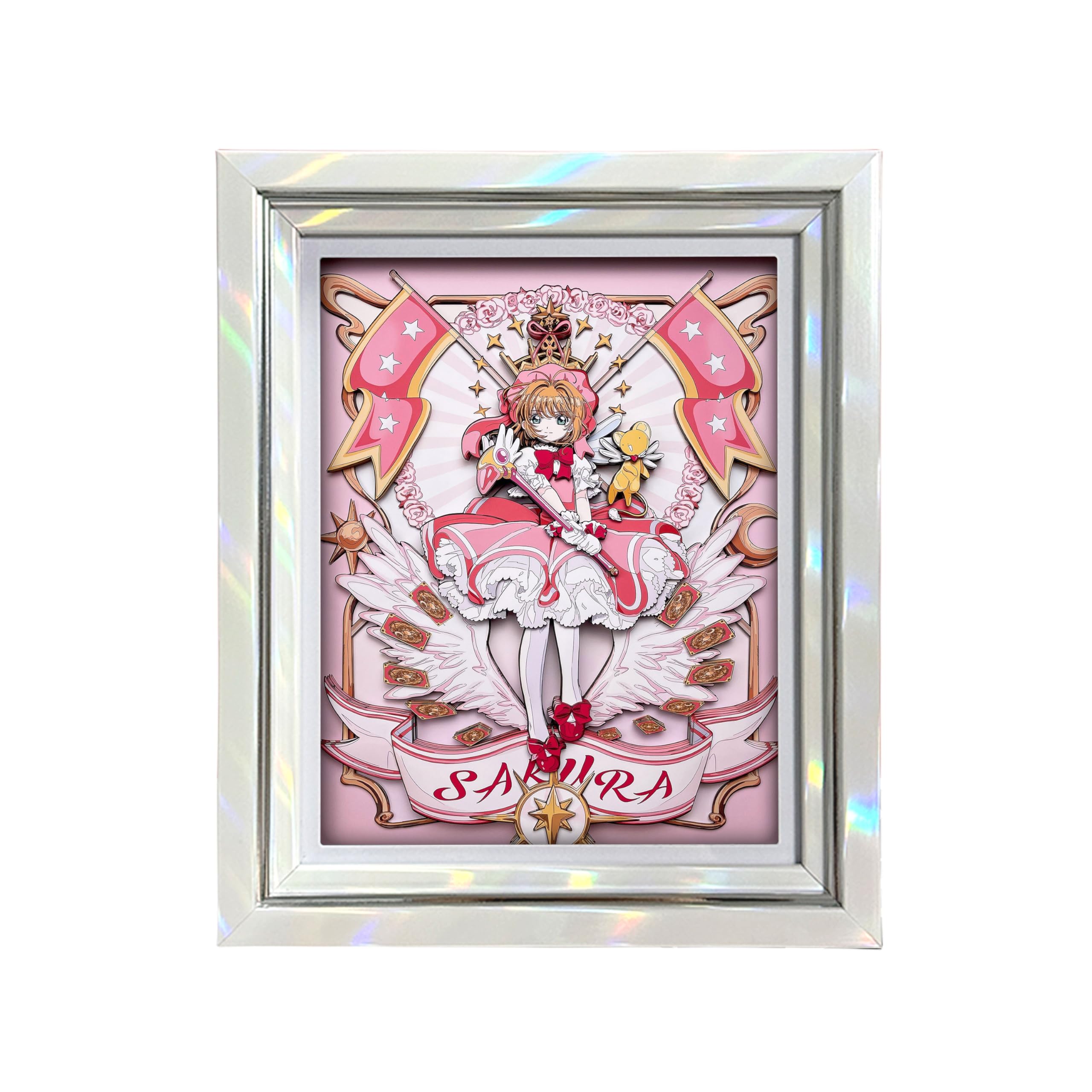 Amazon.co.jp: カードキャプターさくら 3D 立体画 木之本桜 掛け絵  
