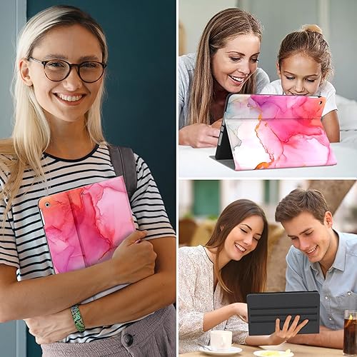 Miniatura 7 de Funda para iPad de 987 generación 202120202019 de 10.2 pulgadas, soporte de visión multiángulo de 10.2 pulgadas, funda Folio Smart Auto WakeSleep