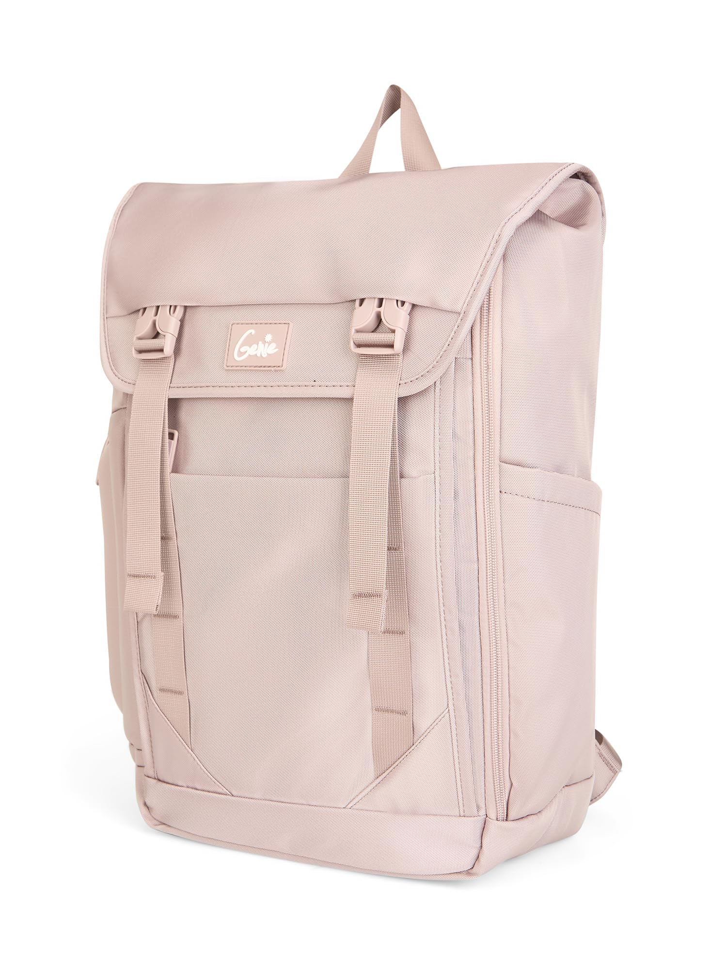 Genie Skye Laptop Backpack for Girls (28L) | Versatile Office, College & Travel Laptop Backpack | Padded Laptop Sleeve | Pink