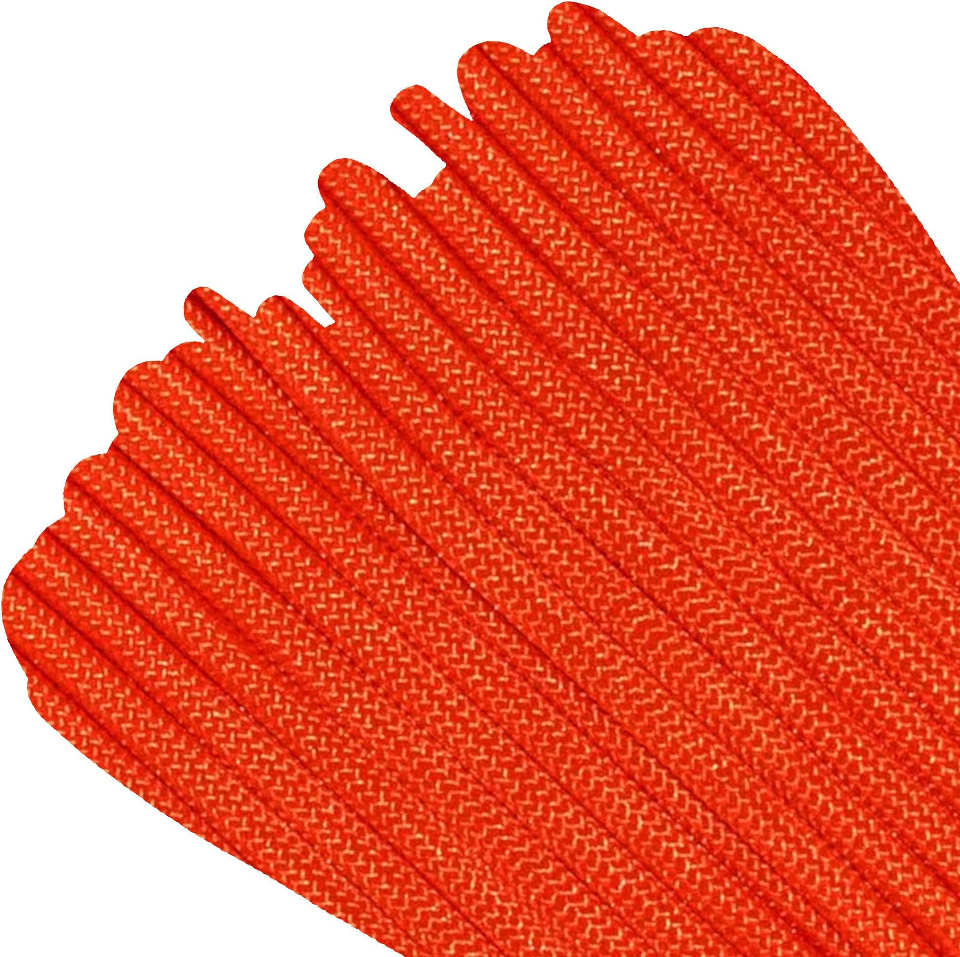 Genuine Type III 550lb Paracord โ Nylon Cord in Solid, Multi, and Reflective Colors โ 25+ Colors and Length Options of 10', 25', 50', and 100'