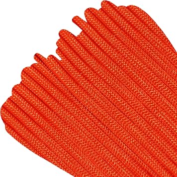 Paracord Planet Genuine Type III 550lb Paracord Nylon Cord in Solid, Multi, and Reflective Colors 25+ Colors and Length Options of 10, 25, 50, and 100