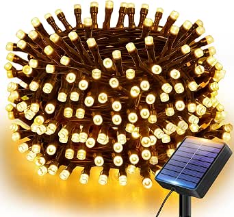 btfarm Solar Lights Outdoor Garden String, 6M/20FT 60 LED Fairy Lights Solar Powered Waterproof, Solar Tree Lights for Terrace Patio Yard Party Christmas Decorations, Warm White - View 2