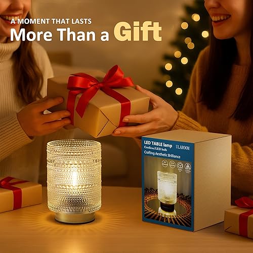 Miniatura 8 de Lámpara estética decorativa de estante con temporizador para decoración de mesita de noche, mesa de café, estantería, pequeñas lámparas inalámbricas