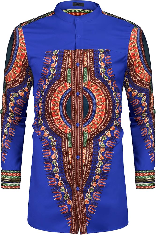 Dashiki long sleeve shirt Clearance