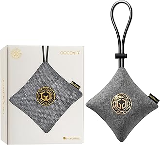 GOODAIR Royal Premium Impregnated Activated Carbon Car Air Purifier Non-Electric, Odor Eliminator, Moisture Absorber, Compact and Elegant Silver