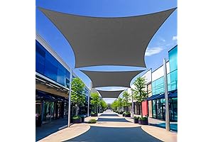 10'X13' High-Quality Dark Grey Curved Sail Shade for Enhanced Outdoor Protection