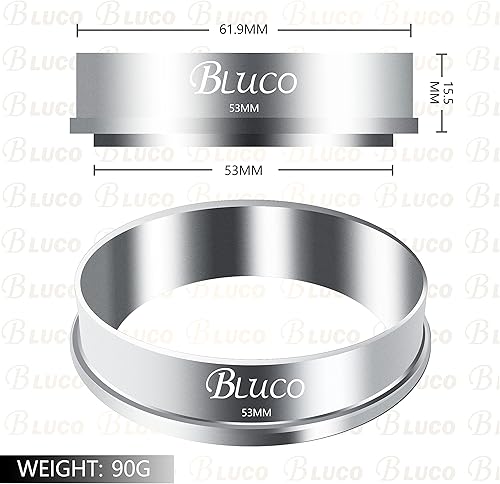 Miniatura 2 de BLUCO Anillo de embudo de dosificación de café expreso de acero inoxidable 304 de 2.087 in compatible con accesorios para cafeteras Breville