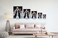 Vista 30 de SpiritualHands Póster de Lionel Messi, lienzo artístico de pared de Messi Argentina, carteles de fútbol de Leo Messi para dormitorio de niños