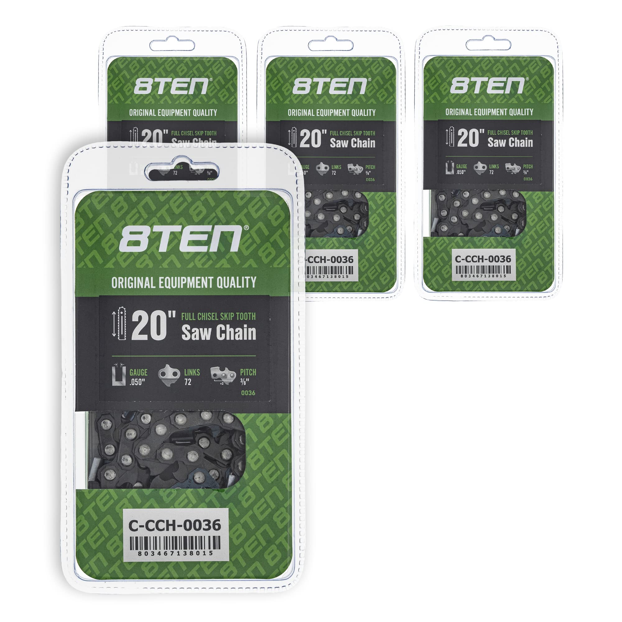 サクシード　サンドラ Amazon.com : 8TEN Full Chisel Skip Tooth Chainsaw Chain 20