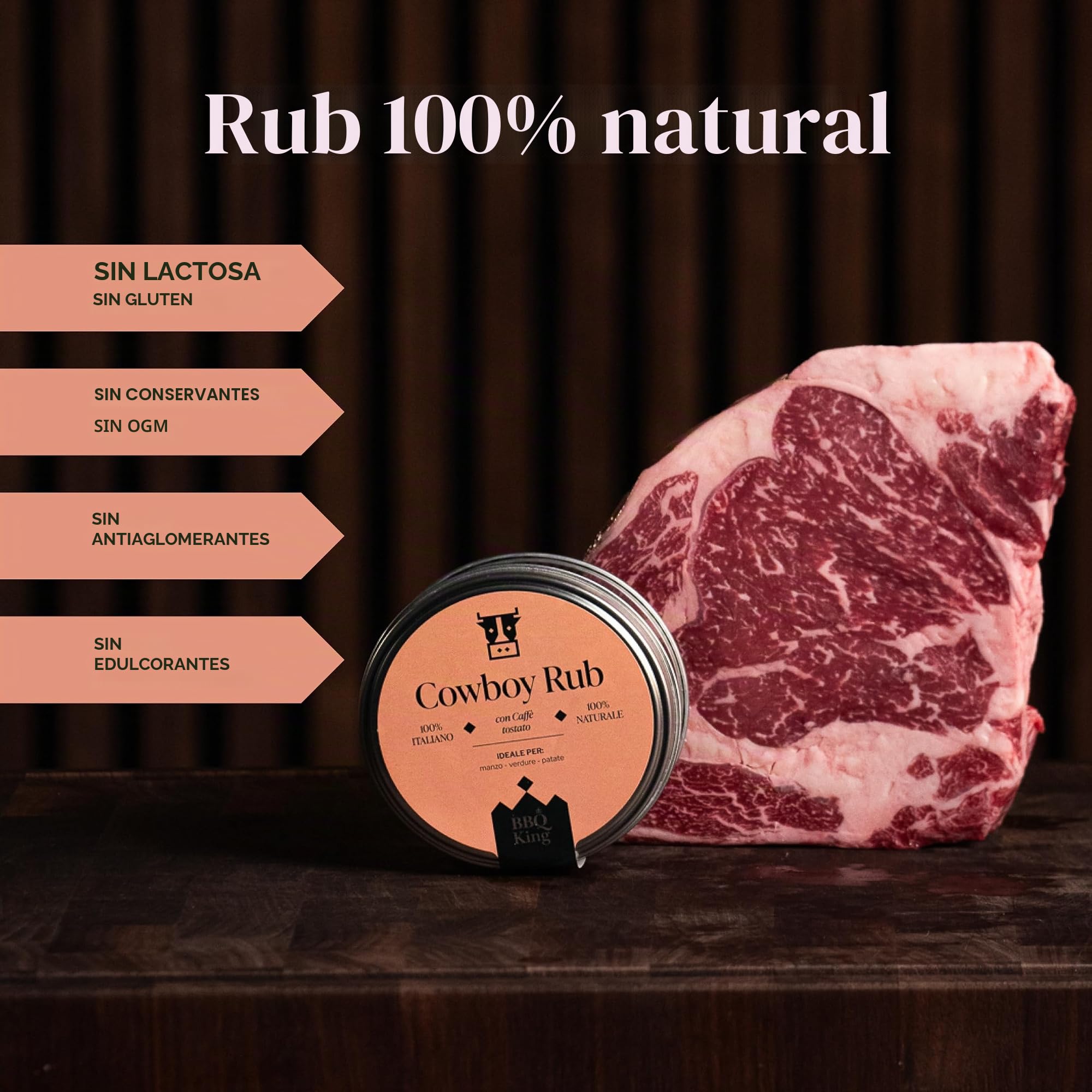 BBQ KING - Maxi Multi Pack Pitmaster Rub para Barbacoa, 12 Pack de 70 Gr de Dry Rub Bbq, Mezcla de Especias 100% Made in Italy, 1 x Cada Sabor de la Selección BBQ KING
