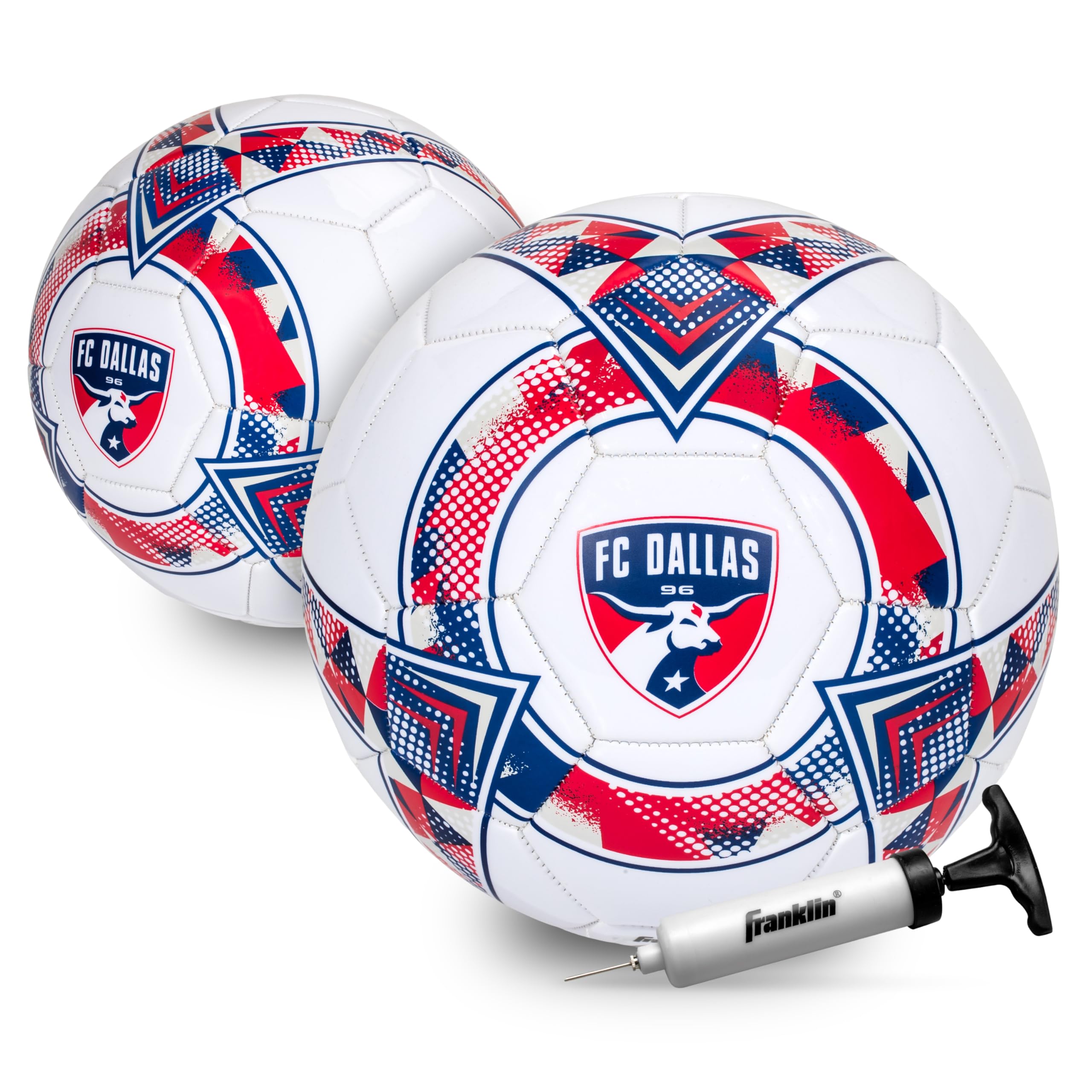 Franklin Sports Official MLS Team Soccer Balls - Official Size 5 Soccer Balls - Regulation Size + Weight Soccer Ball for Kids + Adults - Boys + Girls