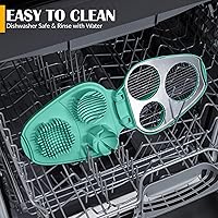 Vista 8 de CraftyCrocodile Cortador de Huevos para Huevos Duros - 3 Modos de Corte, Cortador de Huevos, Picador de Acero Inoxidable Resistente - Herramienta