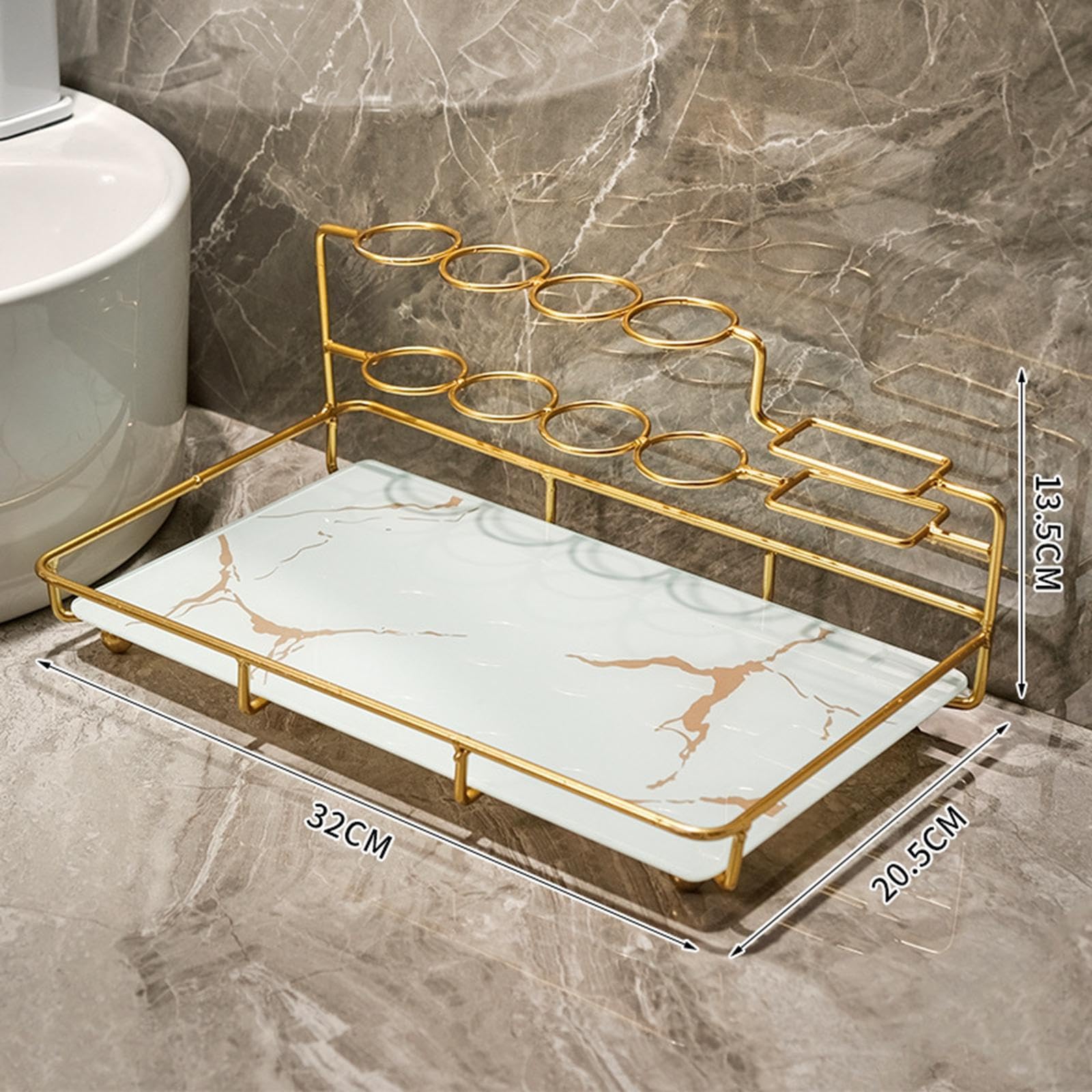 Portaspazzolino elettrico resistente per bagno e robusto portaspazzolino organizzato per gli elementi essenziali per la spazzolatura, multifunzionale,