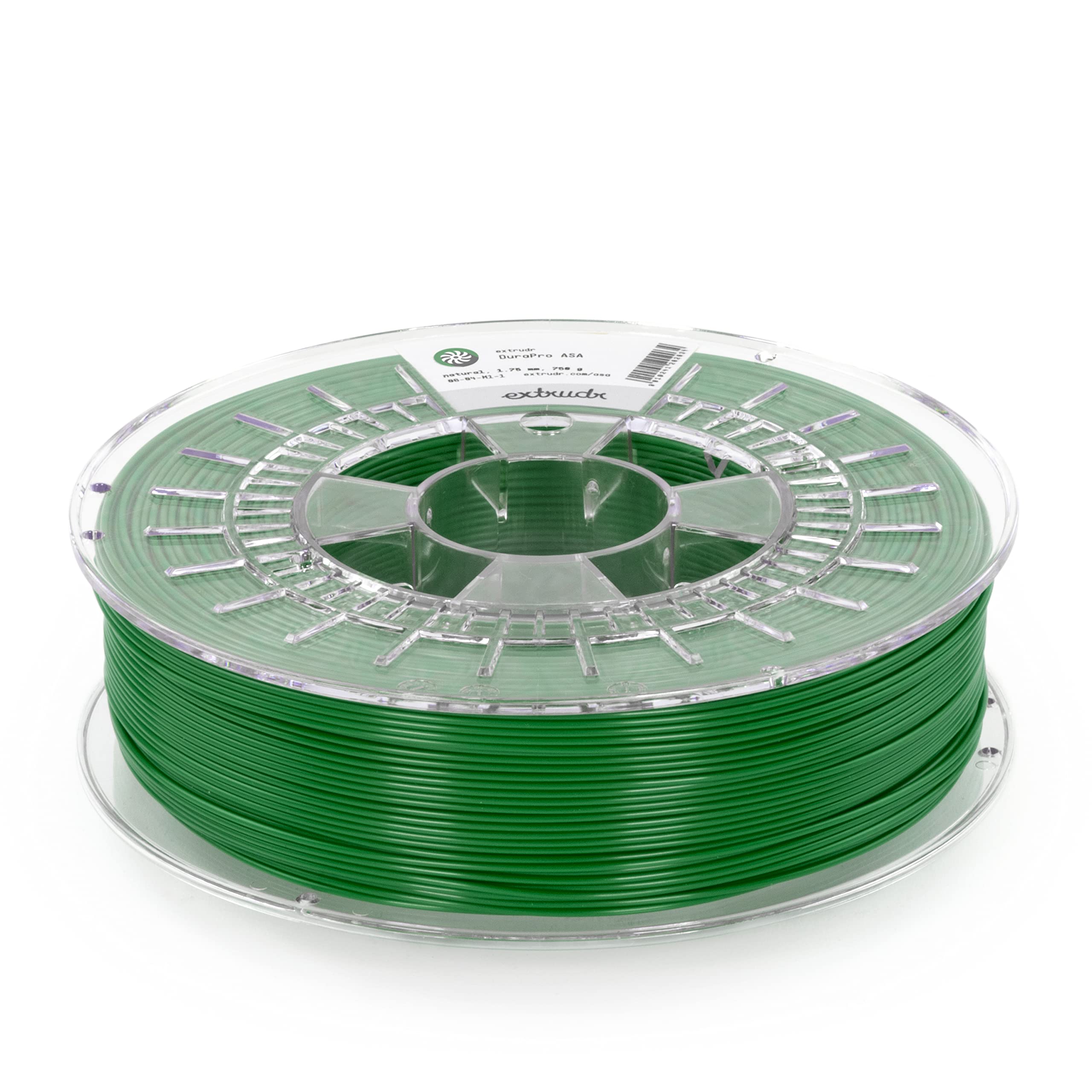 extrudrDuraPro ASA ø1.75mm (750gr) - Emerald Green - 3D Printer Filament - Made in Austria