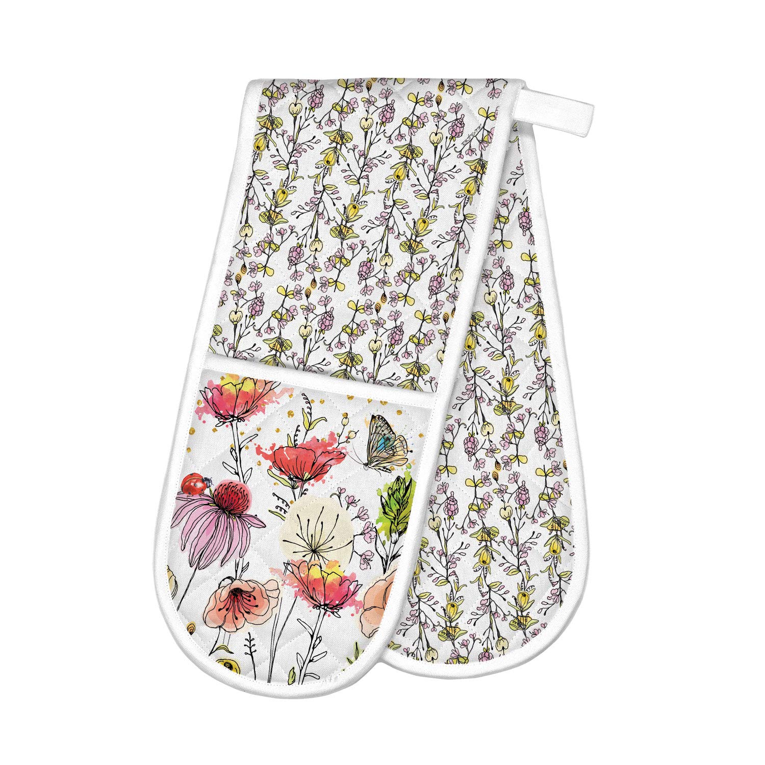 Michel Design Works Double Oven Glove, Posies