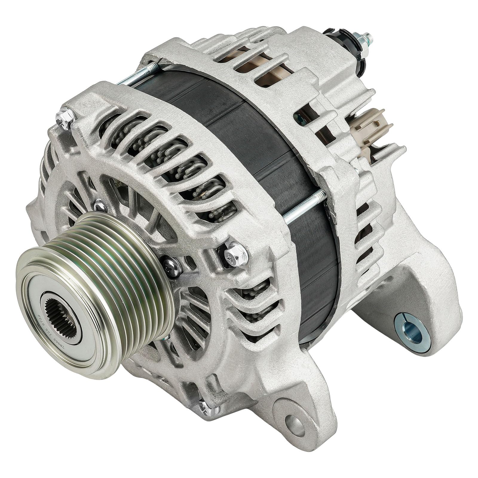KAX New Alternator Fit for 2010-2023 Ram 2500,2011-2023 3500, 2011-2022 Ram 5500/Ram 4500 6.7L (Mitsubishi Unit） 180Amp A3TX0381 4801768AC 4801768AA 04801768AA