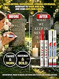 ChayWillow Stone Tablet Paint Pen – Purpose built for memorial restoration