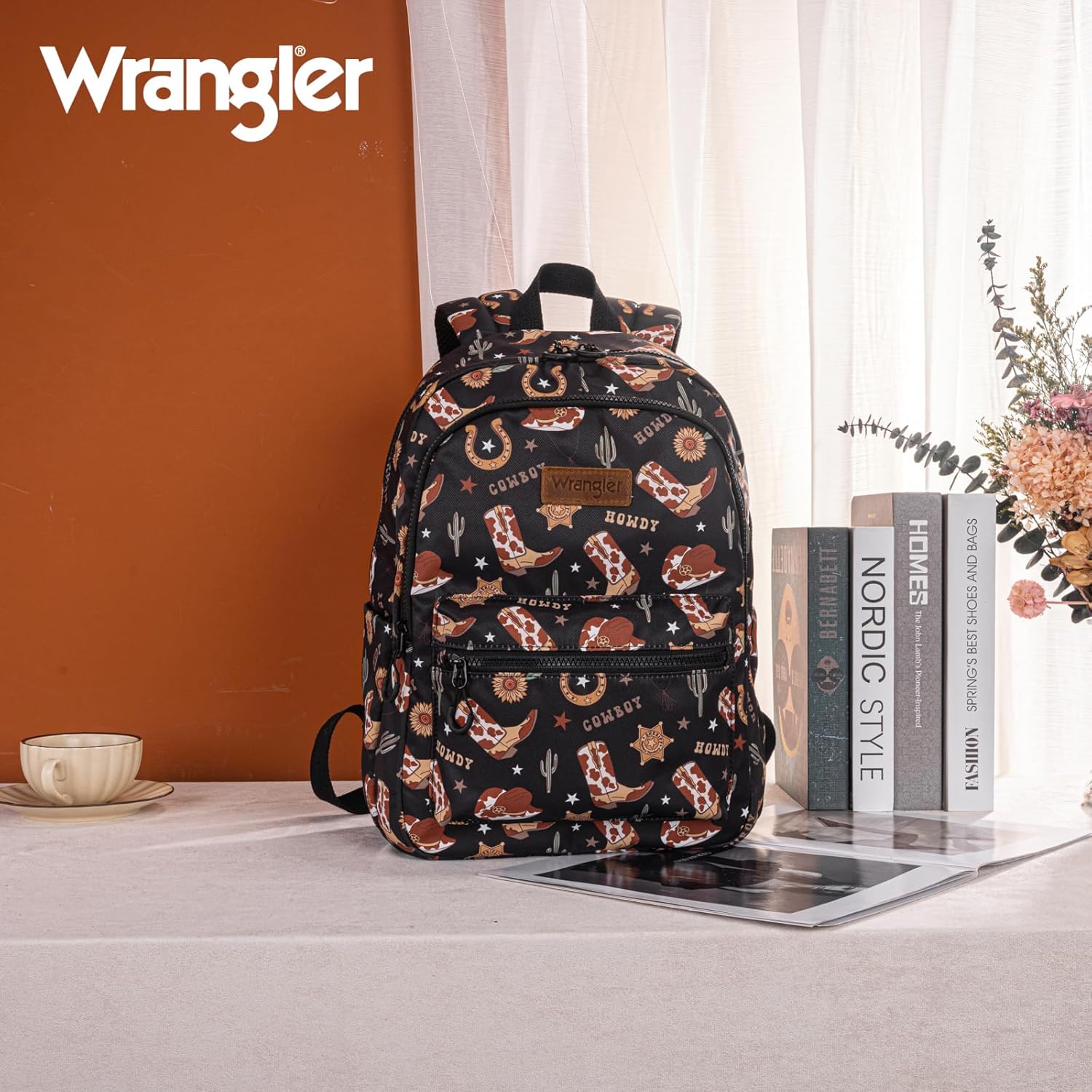 Montana West x Wrangler Western Backpack for Women Aztec Backpack Purse Lightweight Womens Travel Bag - Image 6