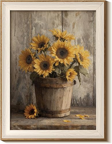 Miniatura 41 de InSimSea Arte de Pared en Lienzo Enmarcado Decoración de Habitación, Imágenes de Paisaje Costero Clásico para Baño Decoraciones de Pared, Arte