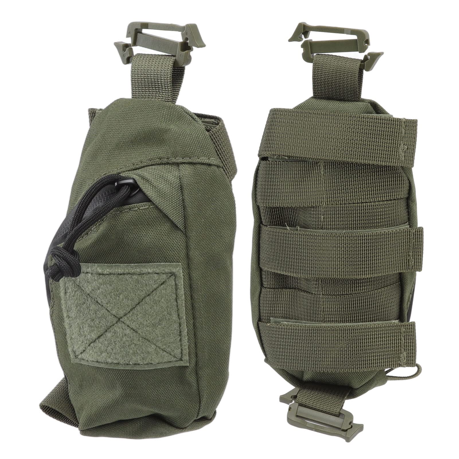 Sac à dos avec sangle, pochette pour smartphone, sacoche Molle, sac à dos tactique avec sangle pour stylo, porte-clés, appareil photo numérique, fournitures médicales, randonneurs (armée verte)