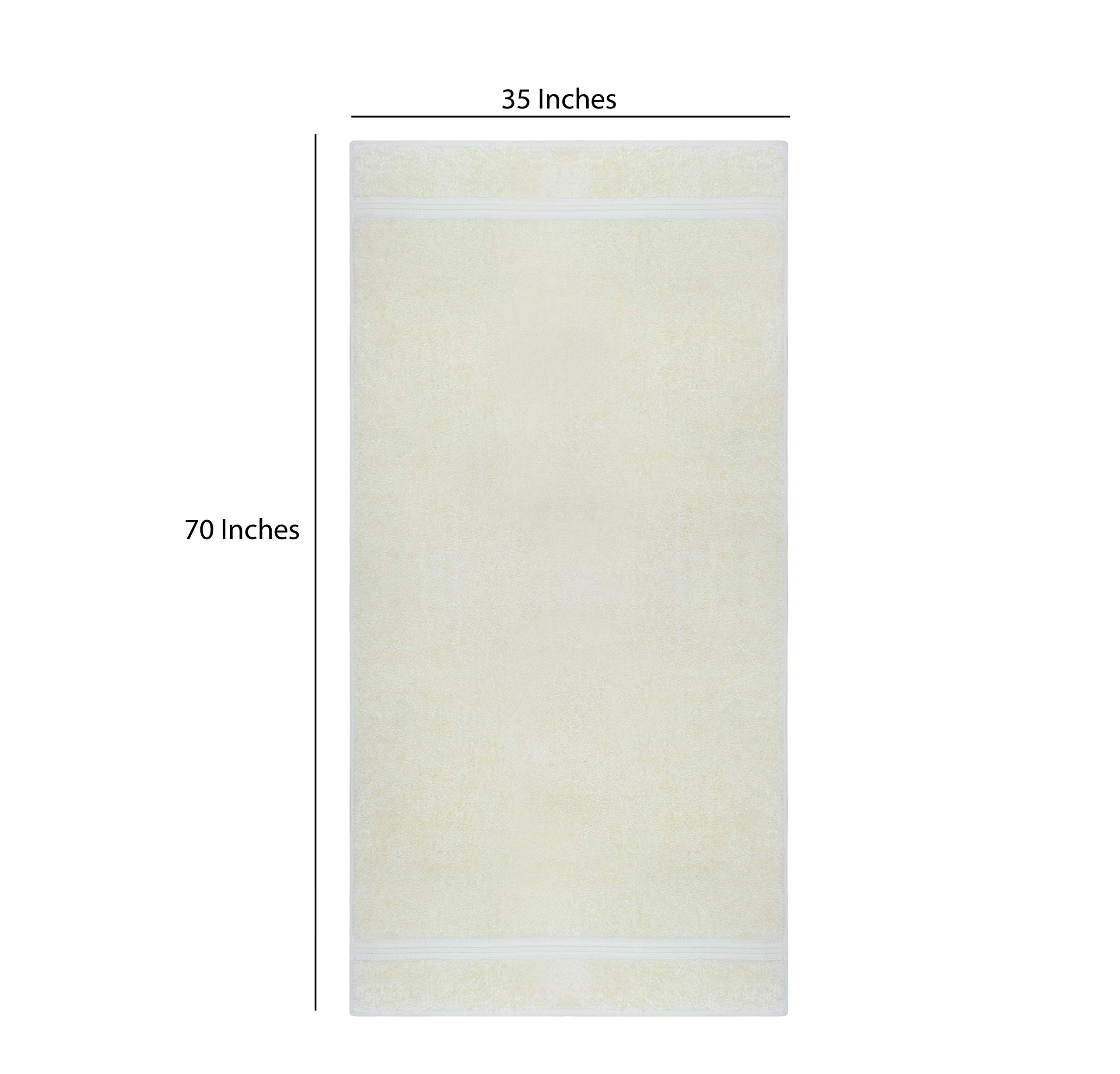 Coton Craft Ultra Doux Collection 2 pièces surdimensionné 100% Coton Drap de Bain Ensemble de Toilette