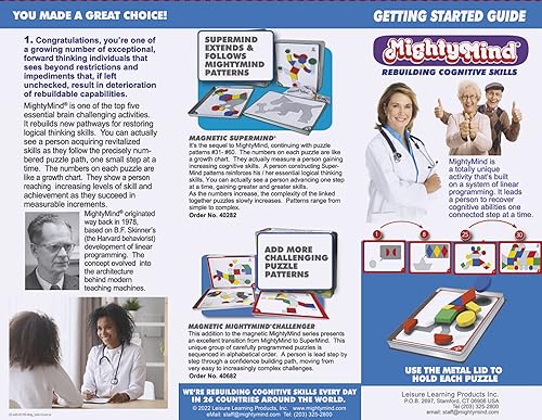 Miniatura 2 de Serie programada estimulante de rompecabezas conectados que reconstruye habilidades cognitivas para personas que sufren de accidente