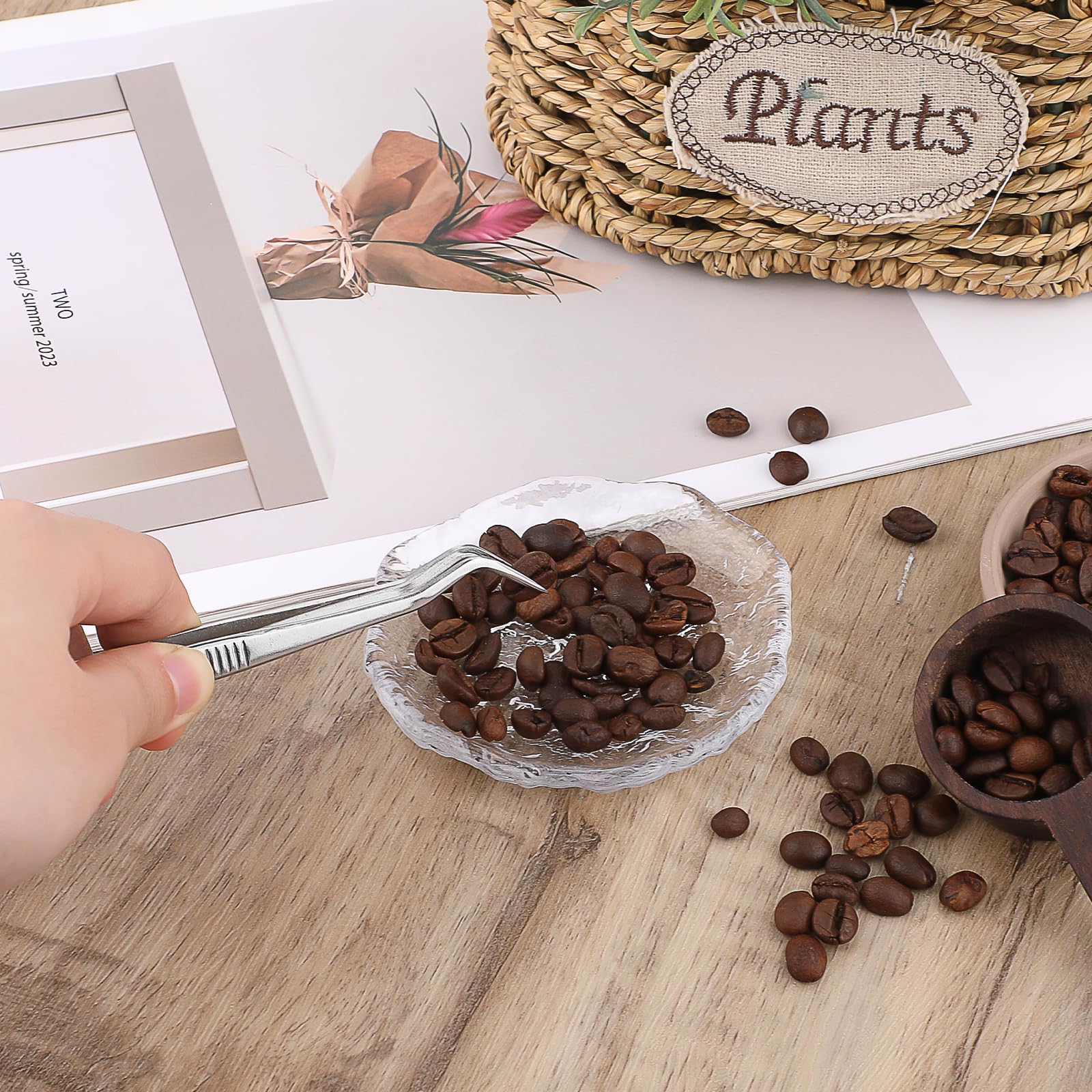 Set 5 Pinzette Da Cucina In Acciaio Inox - Professionali, Curve E Dritte, Per Alimenti E Piccoli Oggetti - Foto 13