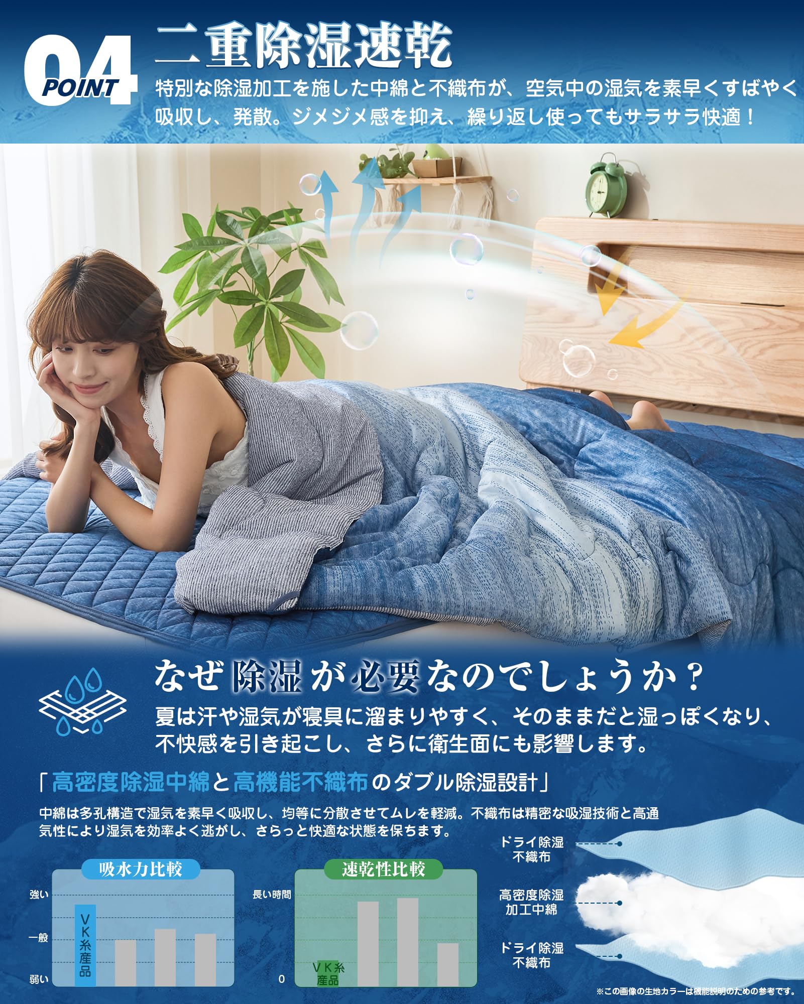 Amazon｜VK Living 夏用掛け布団 肌掛け布団 シングル リバーシブル