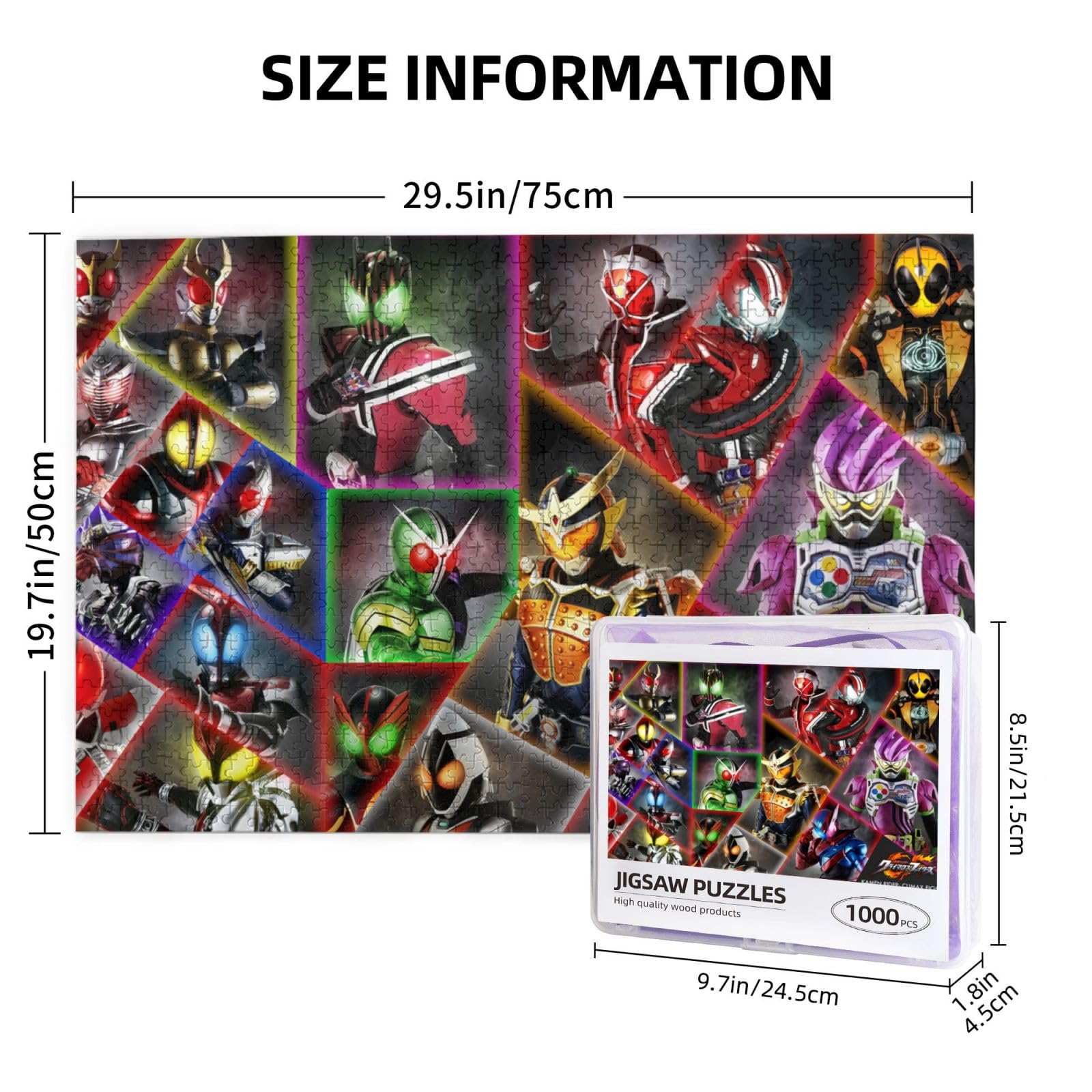 Amazon.co.jp: パズル 仮面ライダー アニメ ジグソーパズル 1000ピース