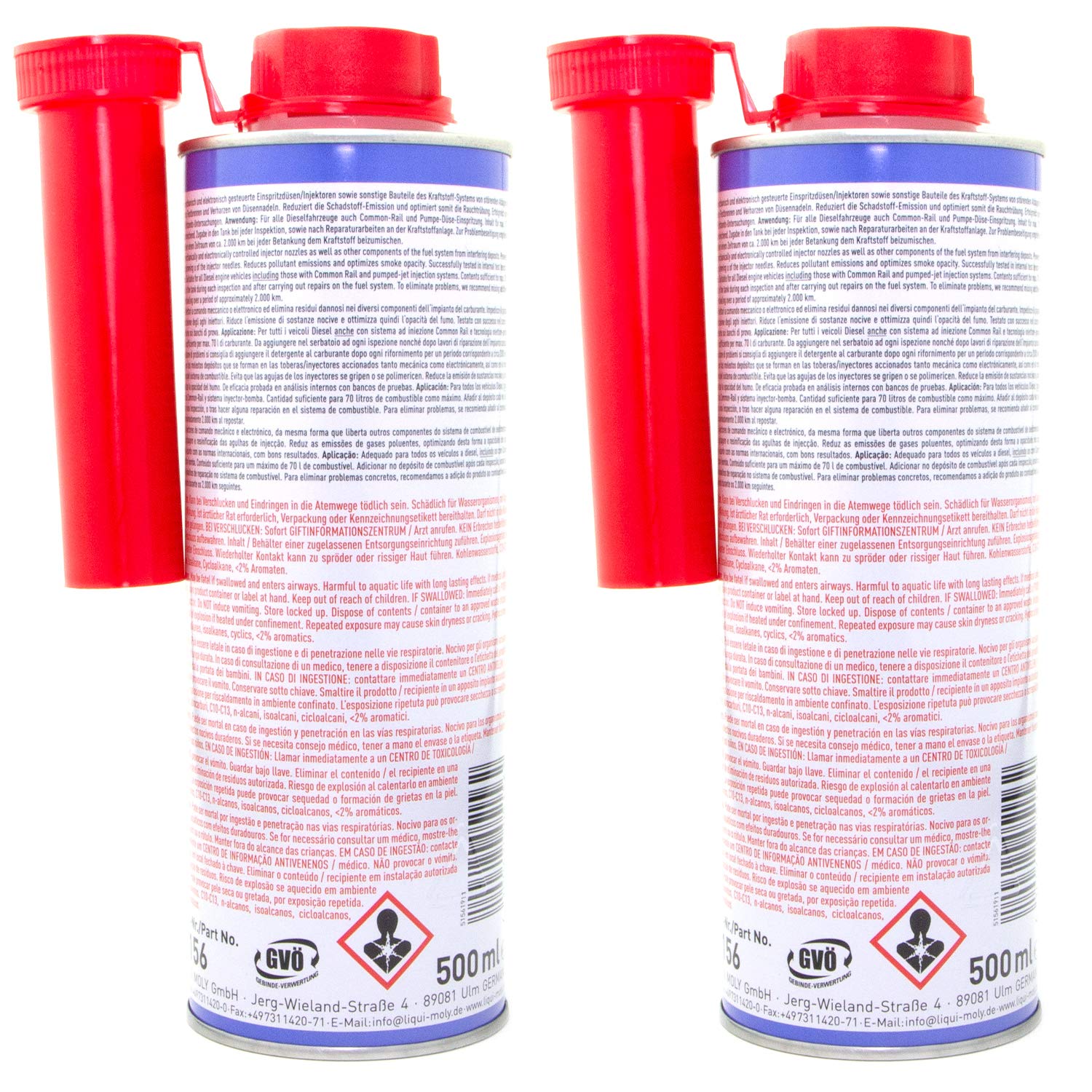 Diesel System Injektor Reiniger Pro Line LIQUI MOLY 5156 2x 500 ml