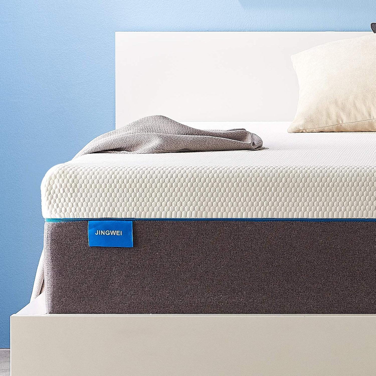 Full Size Mattress, JINGWEI 11 Inches Gel Memory Foam Mattress Bed in a Box, Certified Foam, Pressure Relief Supportive, Medium Firm, 54 X 75 X 11 inches Full Size Mattress, JINGWEI 11 Inches Gel Memory Foam Mattress Bed in a Box, Certified Foam, Pressure Relief Supportive, Medium Firm, 54 X 75 X 11 inches