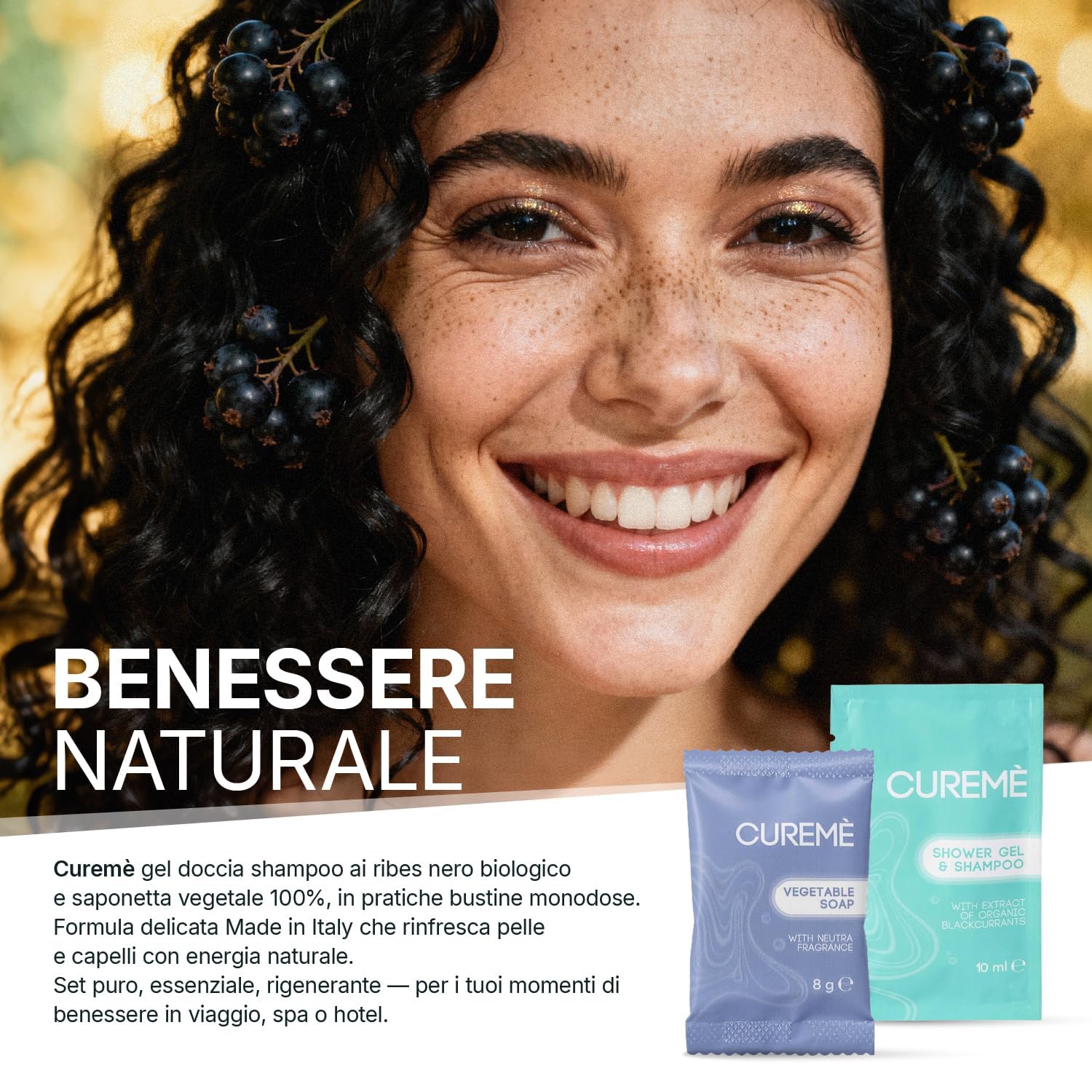 400 Kit Cortesia Bagno B&B e Hotel: 200 Shampoo Doccia Monodose in Bustina + 200 Saponette Monouso Neutre | Set Cortesia per Agriturismi, Case Vacanza, Affittacamere, Pronto all’Uso (400 Kit Cortesia)