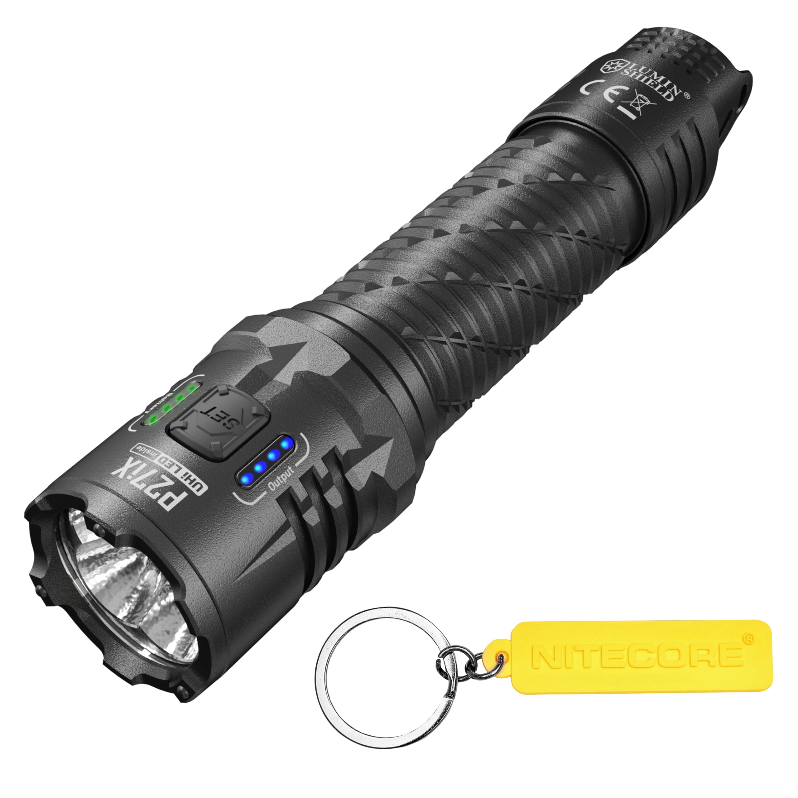 NITECORE P27iX Lampe de poche tactique personnalisable à faisceau variable