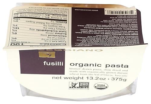 Miniatura 4 de SEGGIANO Pasta Fusilli orgánica 132 onzas