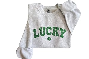 Up2ournecksinfabric Green Glitter St Patricks Day Sweatshirt