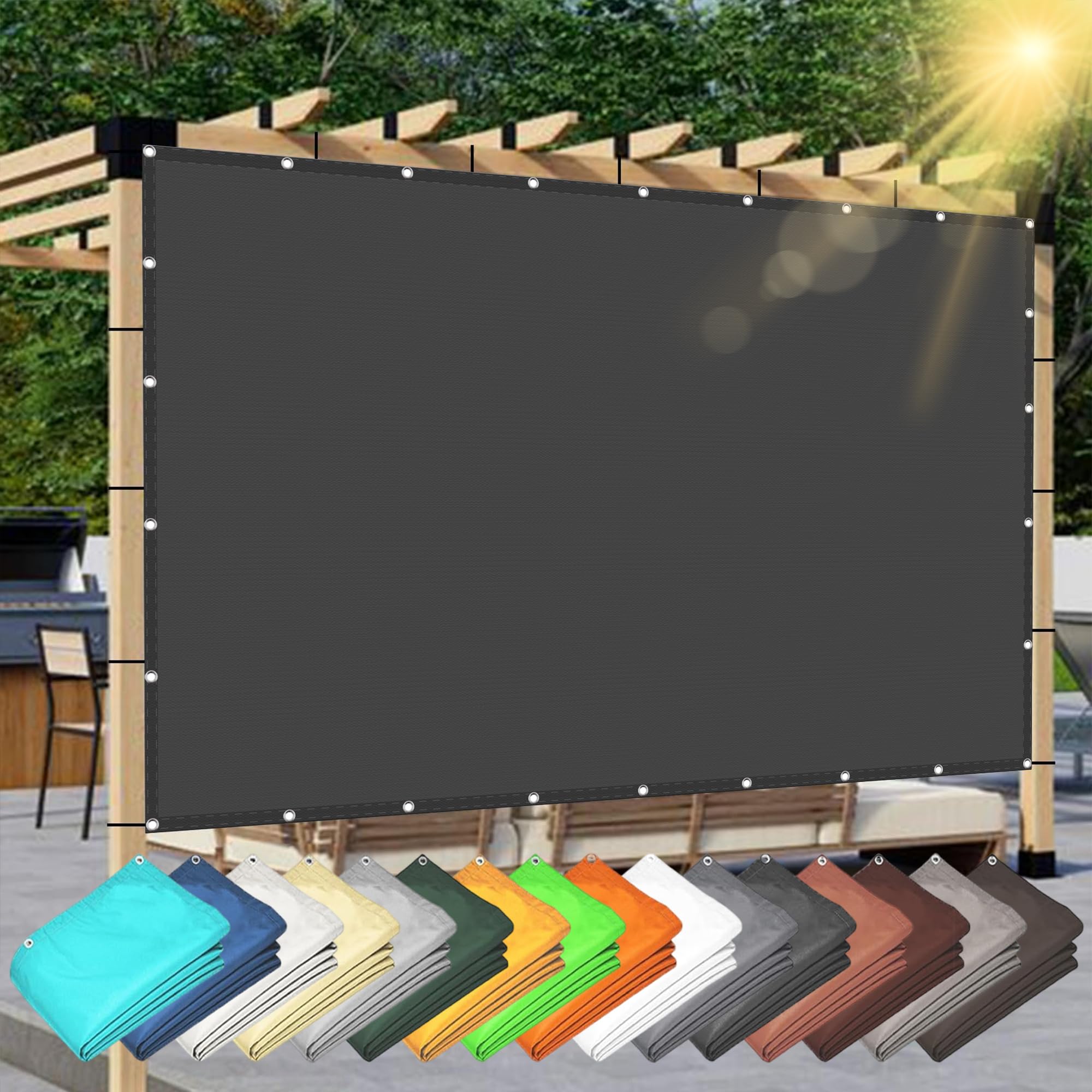 Voile solaire anti UV 3x4m pour protéger vos plantes et créer de l'ombre