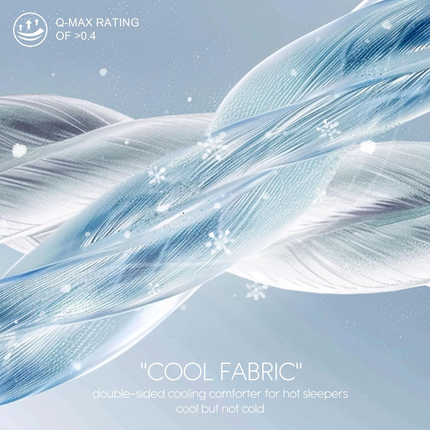 Sheal Cooling Comforter Queen Size 80'' x 90'', Q-Max Rating of >0.4, Double-Sided Cool Tech Comforter & Colors, All-Season Lightweight Blanket to Quickly Cool Down, Green Pink