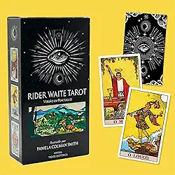 O Tradicional Tarot Rider Waite para iniciantes Português 78 cartas