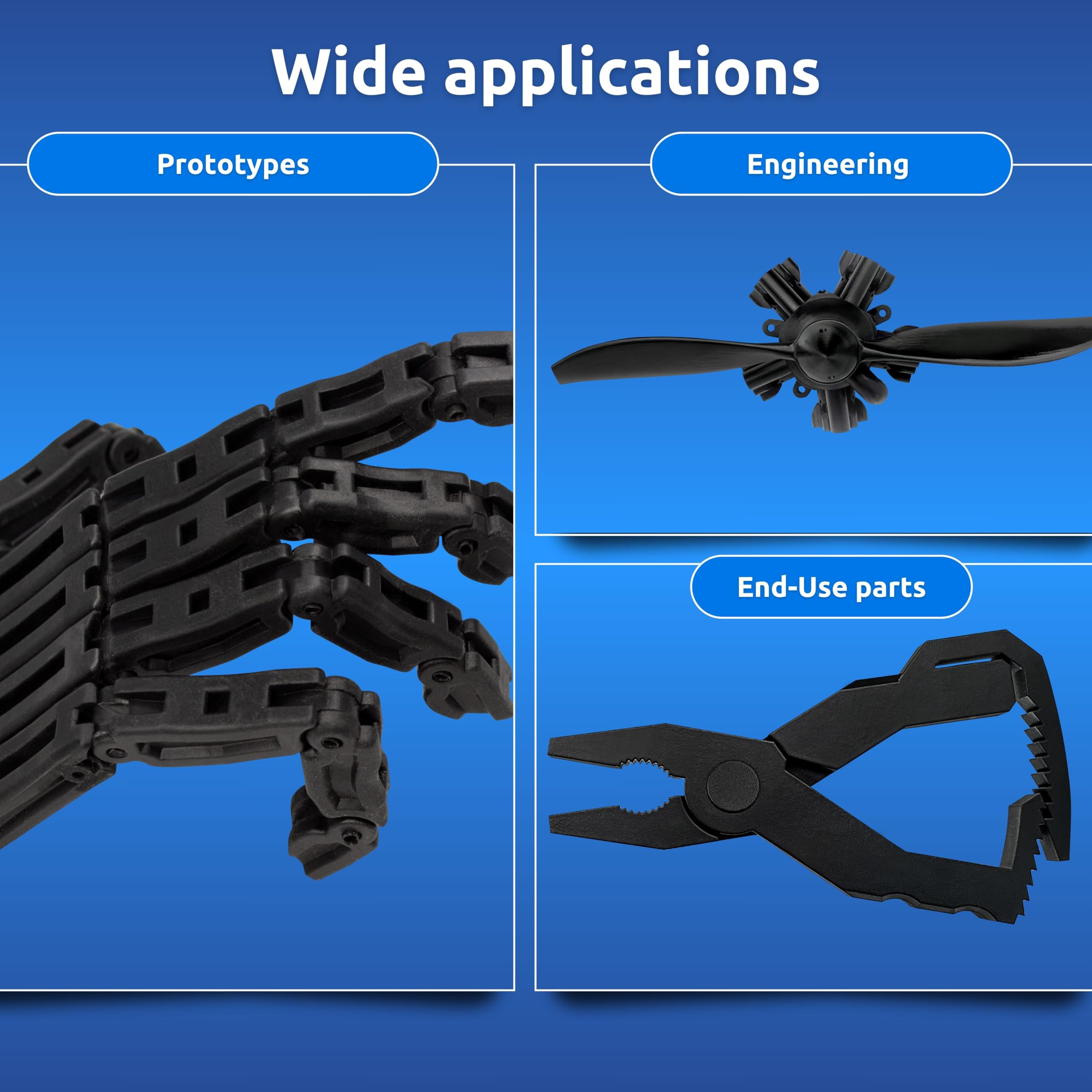 XVN-50 High Presicion, wytrzymała i elastyczna żywica fotopolimerowa do drukarek 3D do prototypowania, inżynierii i funkcjonalnych części. Płyn do drukowania 3D o niskim zapachu do drukarek